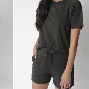 Cozy Earth Women's Bamboo Ultra Soft Charcoal Casual Shorts